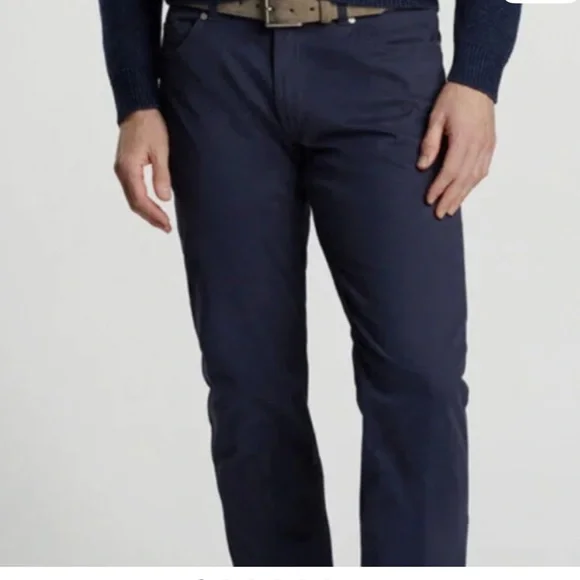 Peter Millar Crown crafted Stylish Navy Blue Pants
